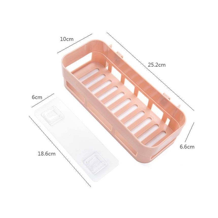 台灣出貨 吸盤浴室置物架 吸壁式置物架 壁掛式整理架 吸盤式多用塗收納架 瀝水 置物架 瀝水架 強力吸盤置物架-細節圖5