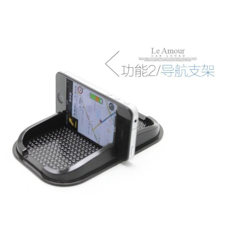 台灣出貨 大號防滑墊手機支架車載車用置物墊子車內中控台擺件汽車裝飾用品-細節圖3