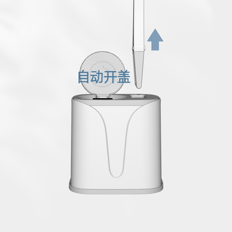 台灣現貨自動開蓋馬桶刷  一次性 家用衛生間 清潔神器 可拋式無死角 一次性套裝 廁所刷掛牆式 家用蹲坑坐便清潔洗廁所-細節圖3