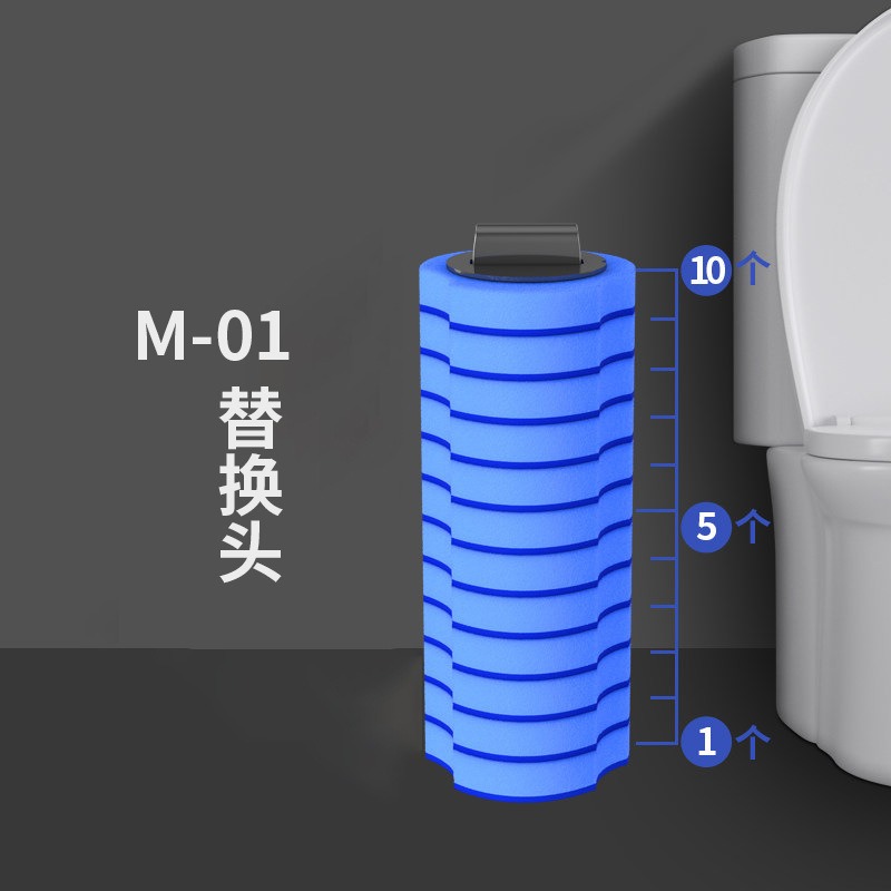 台灣現貨自動開蓋馬桶刷  一次性 家用衛生間 清潔神器 可拋式無死角 一次性套裝 廁所刷掛牆式 家用蹲坑坐便清潔洗廁所-細節圖5