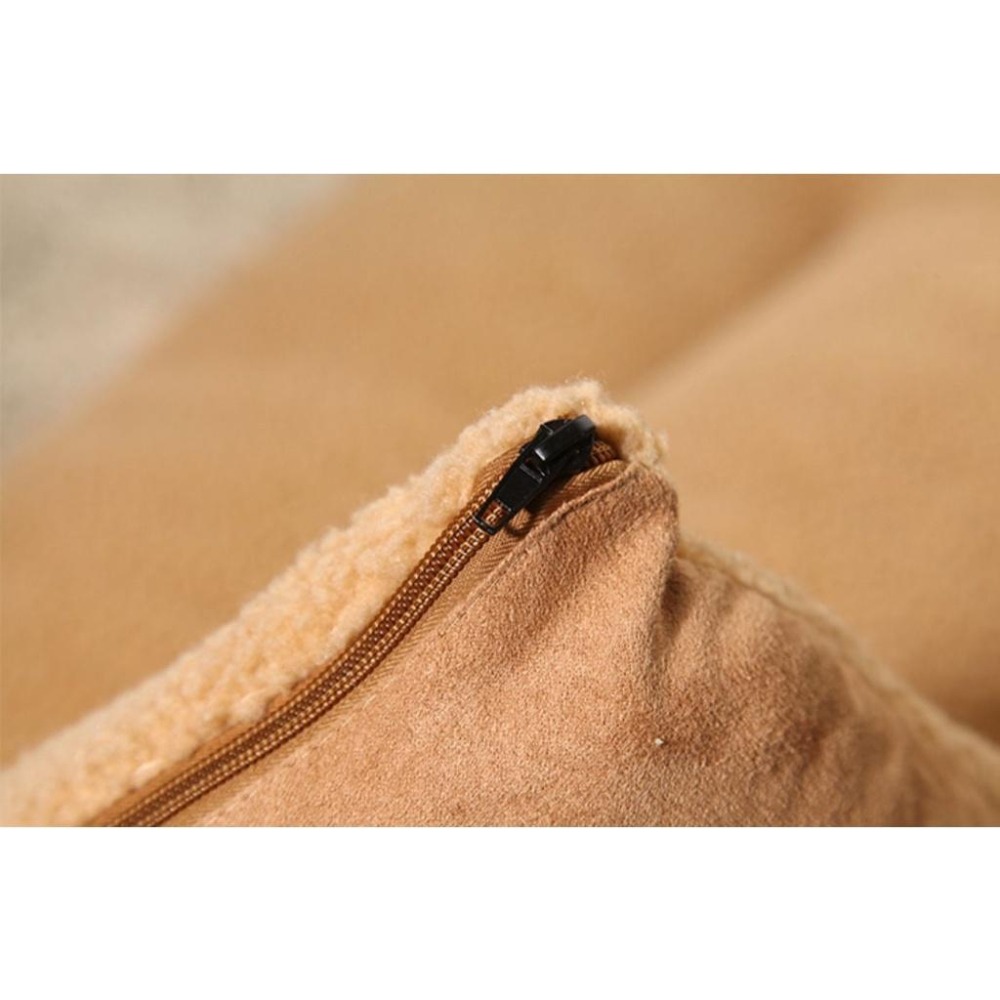 台灣現貨 超大羊羔 加厚寵物睡墊 狗窩 睡窩 大型犬寵物窩 拉布拉多狗窩 可拆洗狗墊子 金毛羊羔絨 鹿皮絨 狗墊-細節圖4