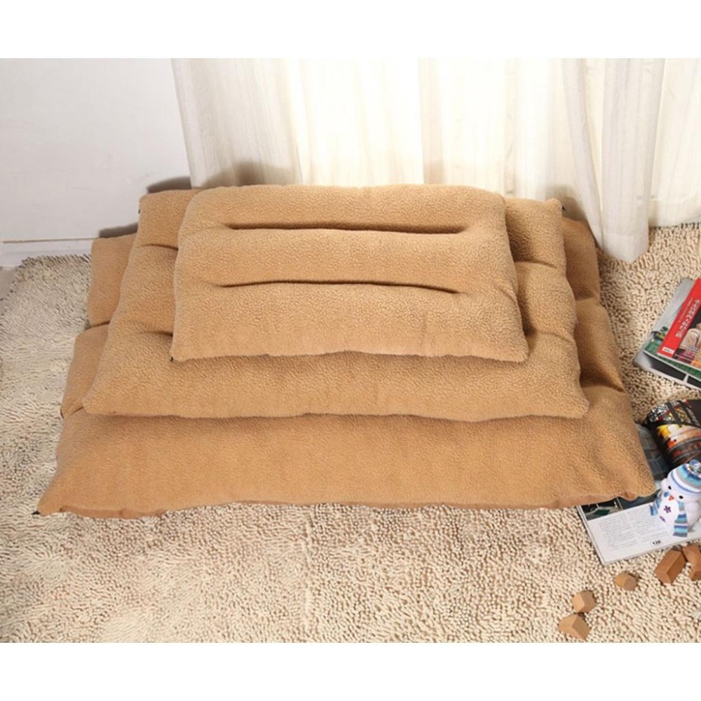 台灣現貨 超大羊羔 加厚寵物睡墊 狗窩 睡窩 大型犬寵物窩 拉布拉多狗窩 可拆洗狗墊子 金毛羊羔絨 鹿皮絨 狗墊-細節圖6