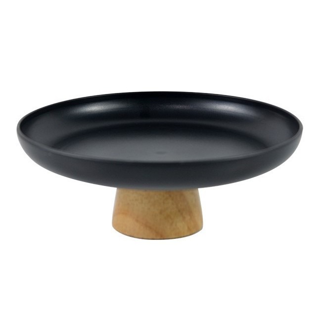 在台出貨 日式高腳 蛋糕盤子 圓形底座托盤 客廳玄關果蔬小物件桌面收納盤儲物盤 婚慶甜品台蛋糕架 高腳首飾盤-細節圖4