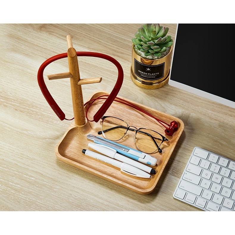 在臺出貨 實木進門掛鑰匙架門口置物架桌面鑰匙玄關收納 創意置物架門口玄關擺件客廳桌面收納盒木質儲物盒 鑰匙盒 鑰匙架-細節圖8