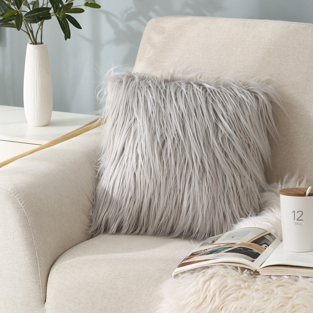 在臺出貨 流蘇抱枕純色棉麻 簡約文藝風 摩洛哥風流蘇 超美立體繡花抱枕 流蘇款 絨毛 民族風 波西米亞風方形靠枕靠墊套-細節圖7