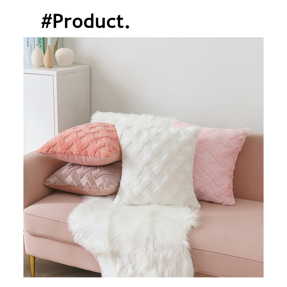 台灣現貨 經典絨布格子抱枕沙發靠墊靠枕客廳床頭靠背幾何北歐抱枕套 網格抱枕 摩洛哥抱枕 居家裝飾 沙發抱枕靠枕腰靠-細節圖6