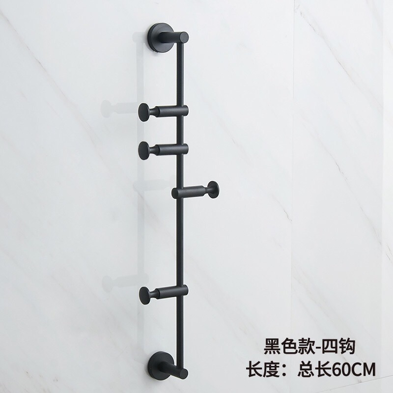 台灣出貨 北歐拉絲黃銅毛巾桿壁掛牆上臥室玄關衣帽架金色衣服掛鈎掛衣架 A565-細節圖2