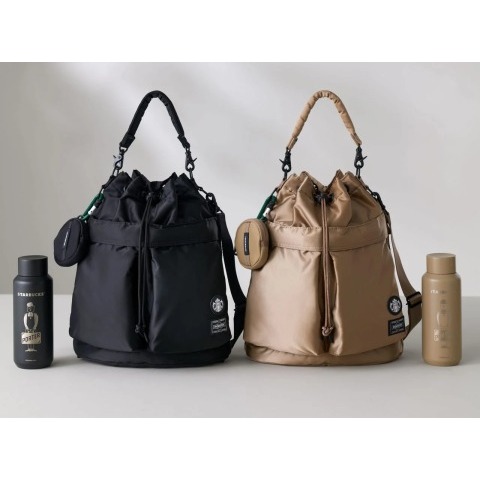 日本 星巴克 STARBUCKS RESERVE × PORTER R星 旗艦店 聯名款 手提包 肩背包 斜背包 現貨-細節圖2