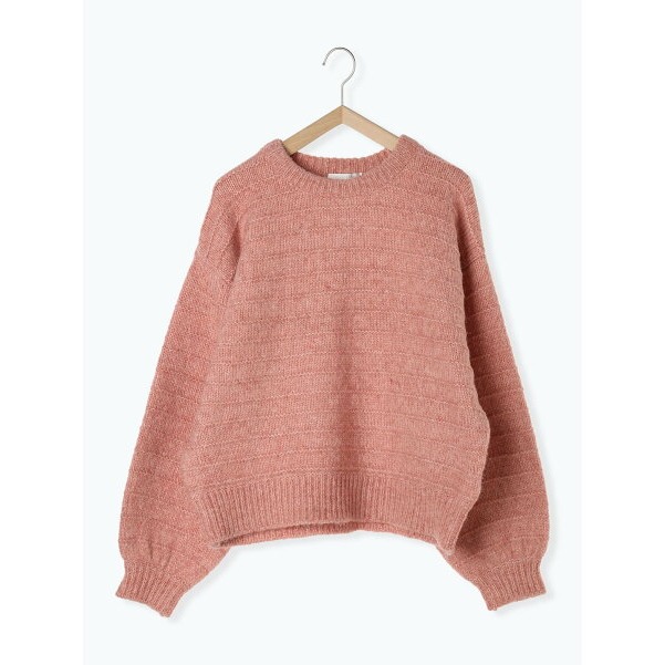 ehka sopo 壓線條紋針織上衣  現貨 特價 出清 日本代購 日本連線 代購 日本-細節圖3