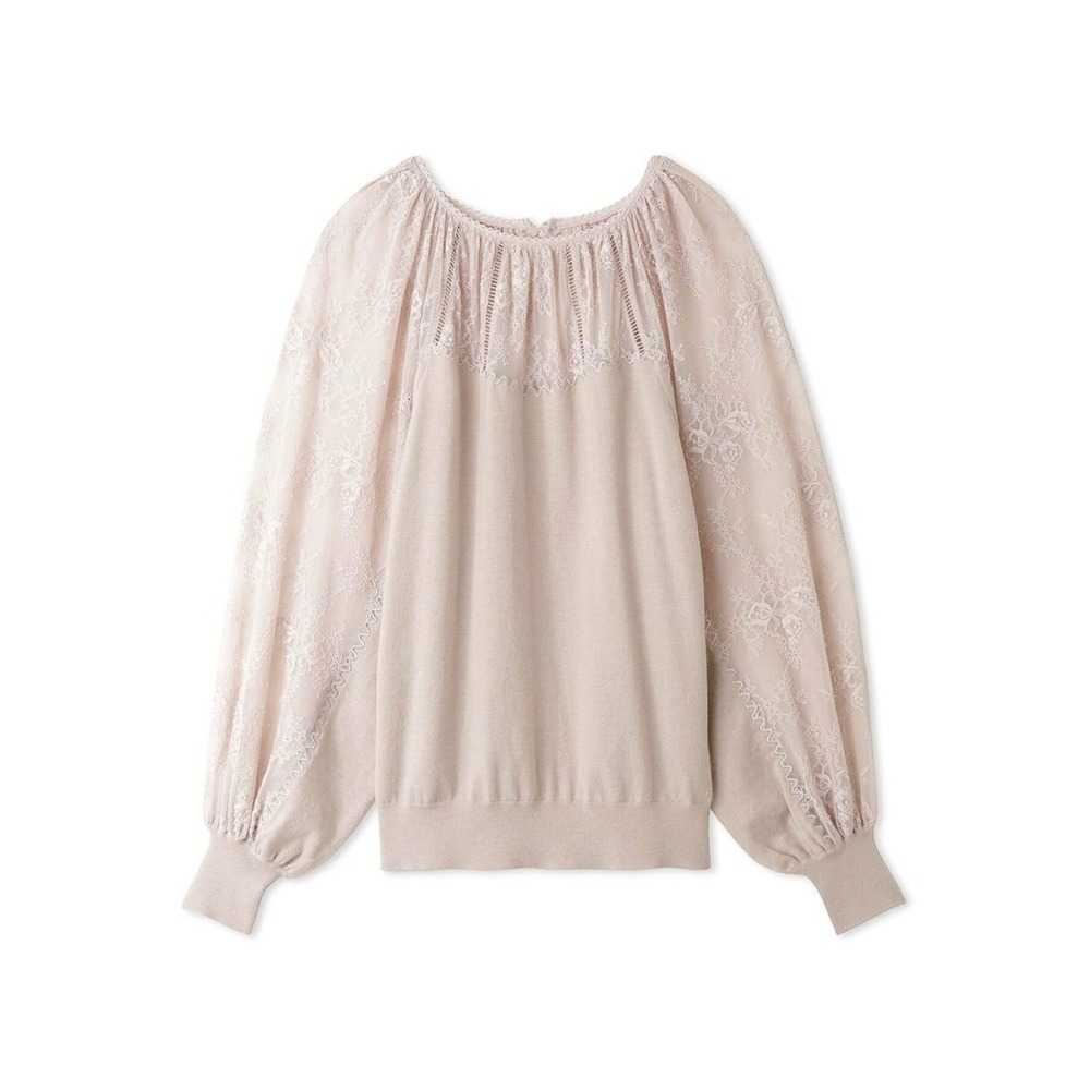 現貨 SNIDEL 超美 五折 特價 氣質精緻蕾絲透膚上衣 預購 日貨 日本連線 日本代購 代購-細節圖2