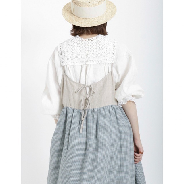 現貨 kazumi SamansaMos2 聯名格子背心洋裝 特價 出清 代購 日本代購 背心裙-細節圖2