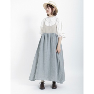 現貨 kazumi SamansaMos2 聯名格子背心洋裝 特價 出清 代購 日本代購 背心裙-細節圖4