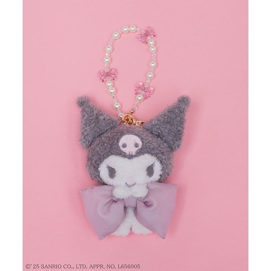 現貨 三麗鷗 Maison de FLEUR 聯名 美樂蒂 庫洛米 KITTY 小麥粉 蝴蝶結 吊飾 代購 日本代購-細節圖2