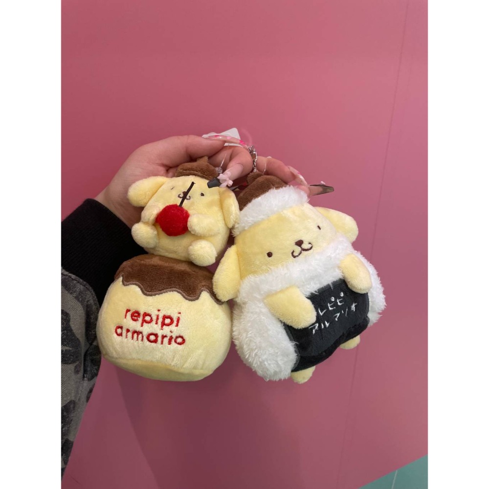 repipi armario 布丁狗布丁吊飾 屁屁拉繩零錢包 飯糰吊飾-規格圖3