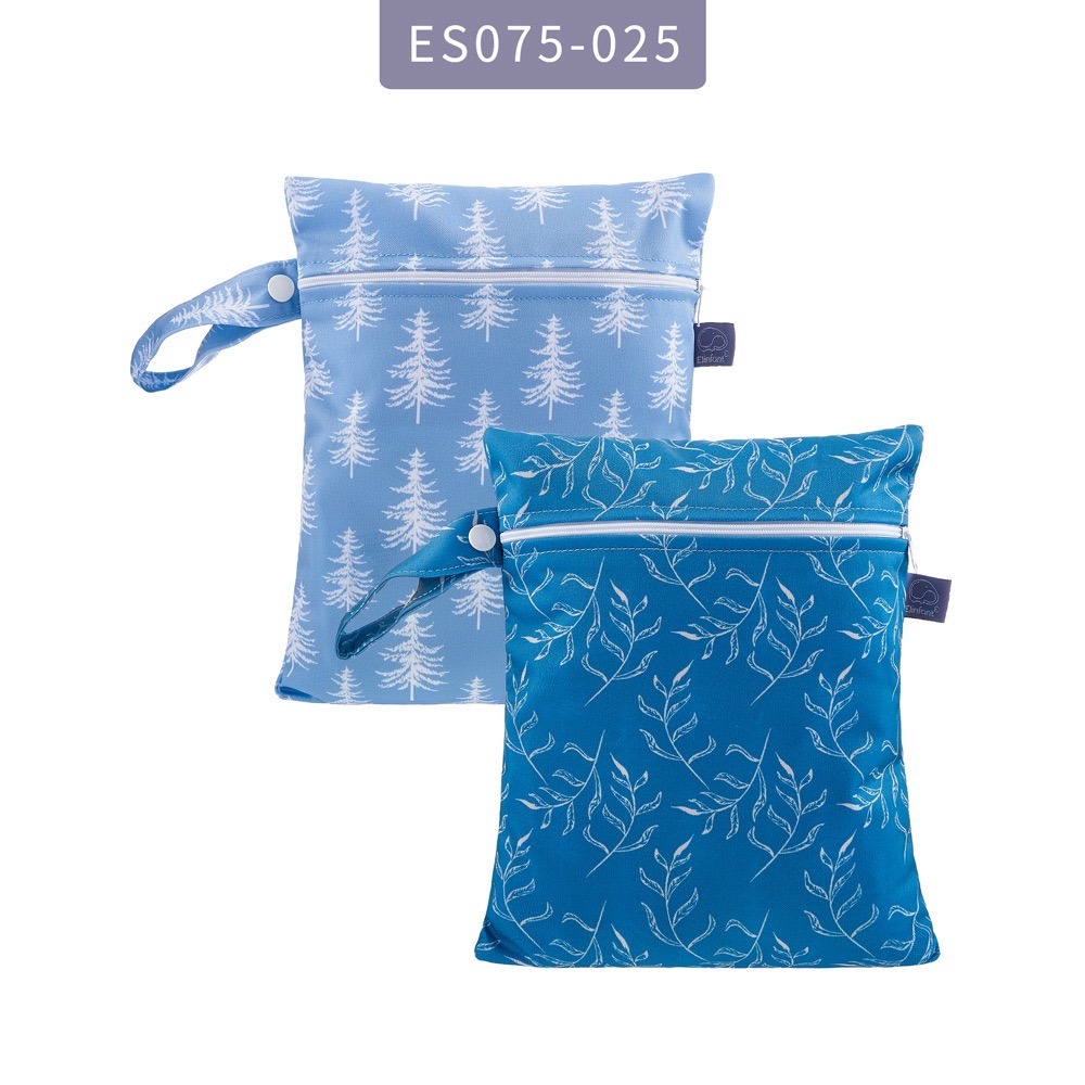 Elinfant新款寶寶尿布收納袋 中款洗漱袋 髒衣物收納袋 化妝袋 外出旅行防水袋 嬰兒收納袋-規格圖3