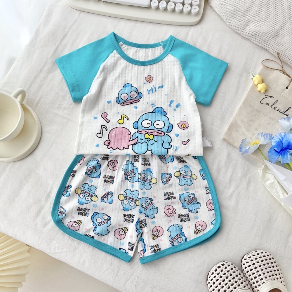 預購.夏季可愛棉質套裝-細節圖3