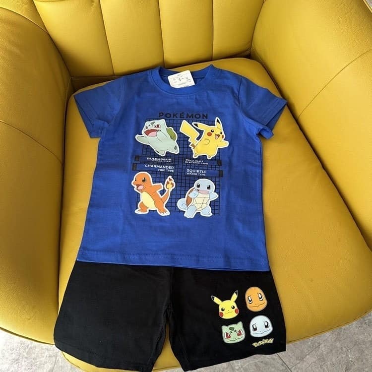 預購.   日單外貿款 寶可夢 純棉套裝-規格圖7