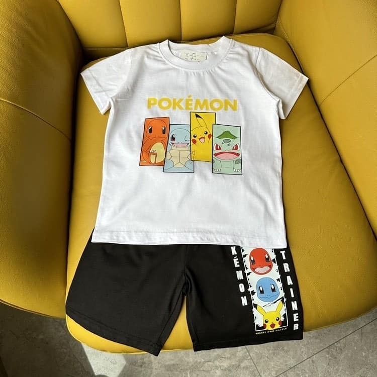預購.   日單外貿款 寶可夢 純棉套裝-規格圖7