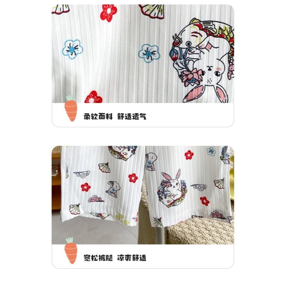 預購.七分袖家居服-細節圖3