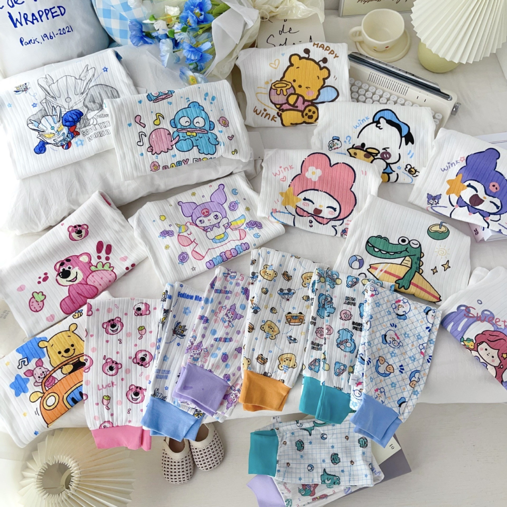 預購.T • 雙層呼吸棉套裝-長袖-細節圖2