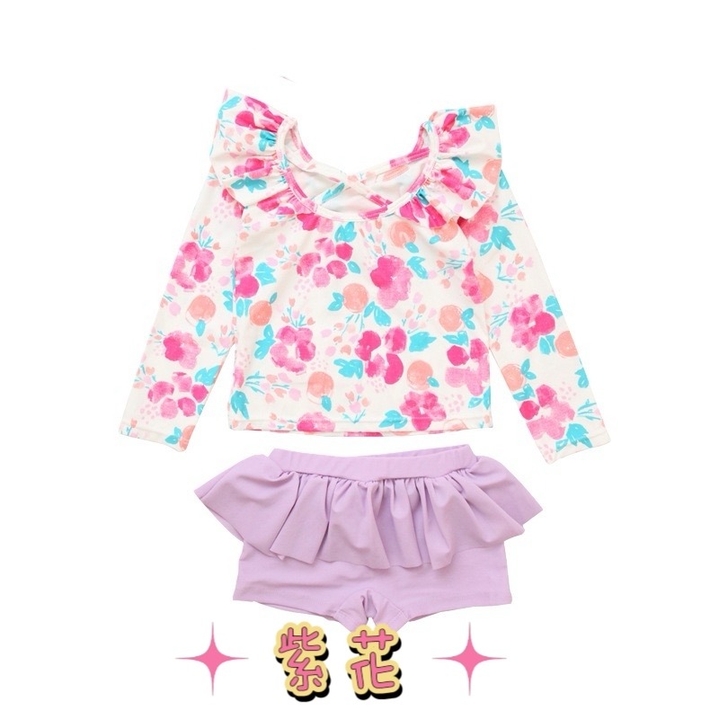 預購.長袖平角褲裙游泳裝-含帽-規格圖10