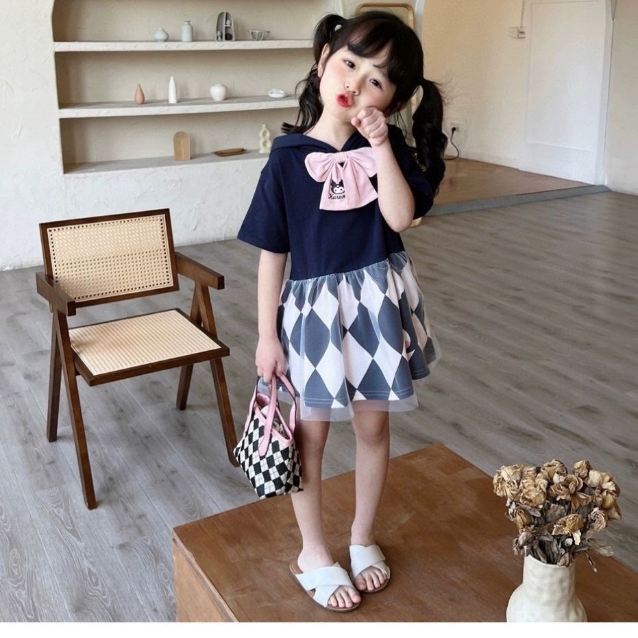 預購.庫洛米/美樂蒂網紗連衣裙-細節圖8