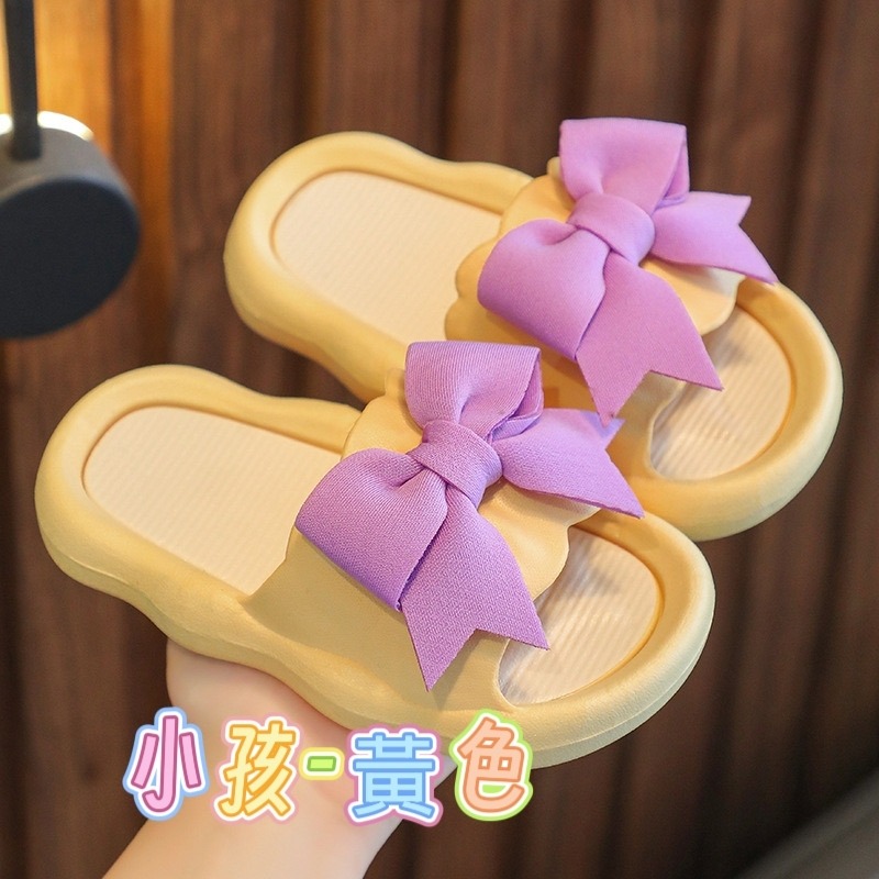 預購.甜美大蝴蝶結拖鞋-兒童款-細節圖8