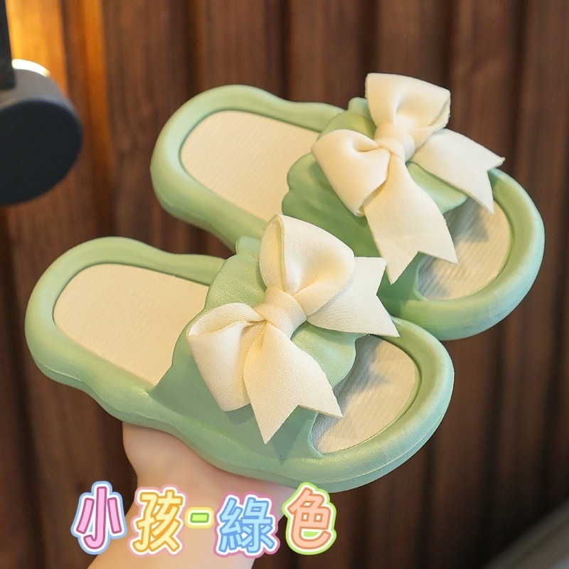 預購.甜美大蝴蝶結拖鞋-兒童款-規格圖9