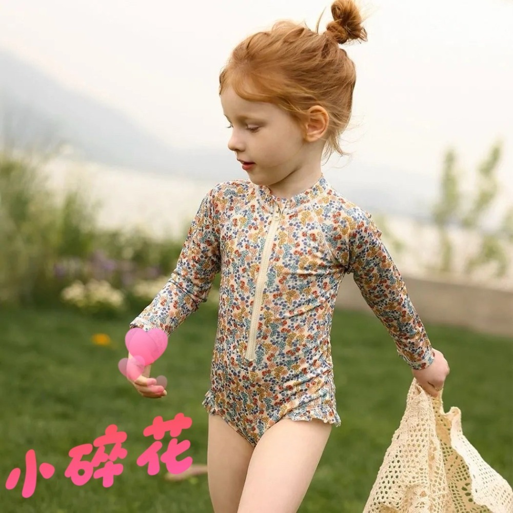 預購.ins氣質連體游泳衣 -帶泳帽-規格圖6