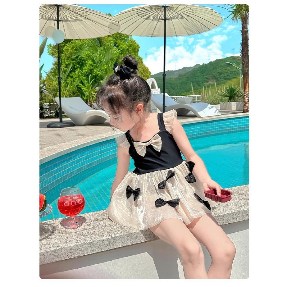 預購.ins超美蝴蝶游泳衣 -帶泳帽-規格圖7