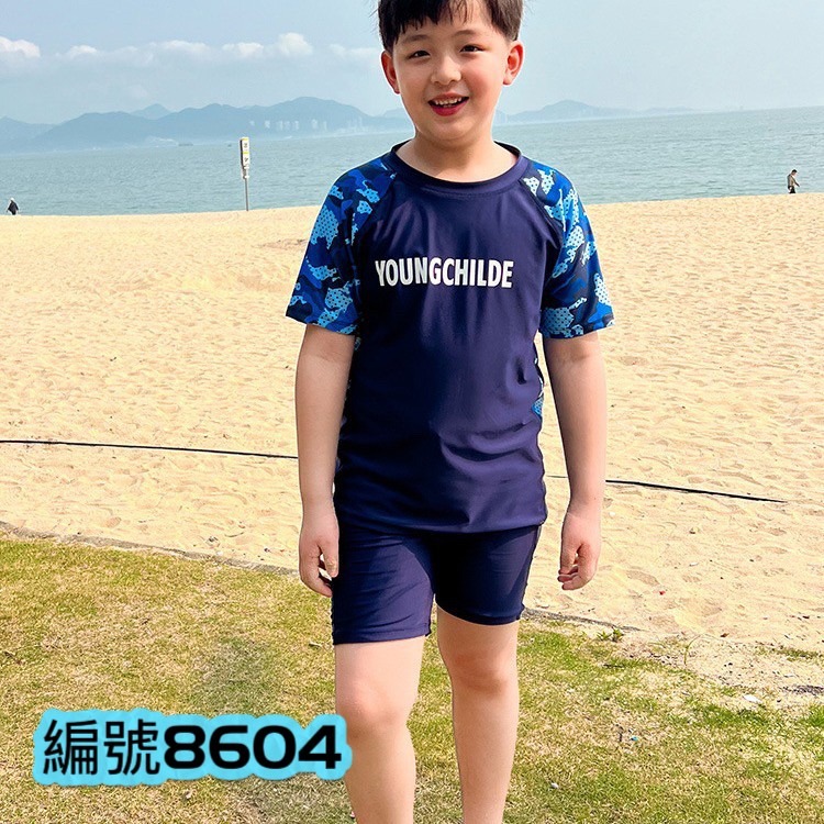 預購.中大童長袖防曬游泳裝適合-規格圖8