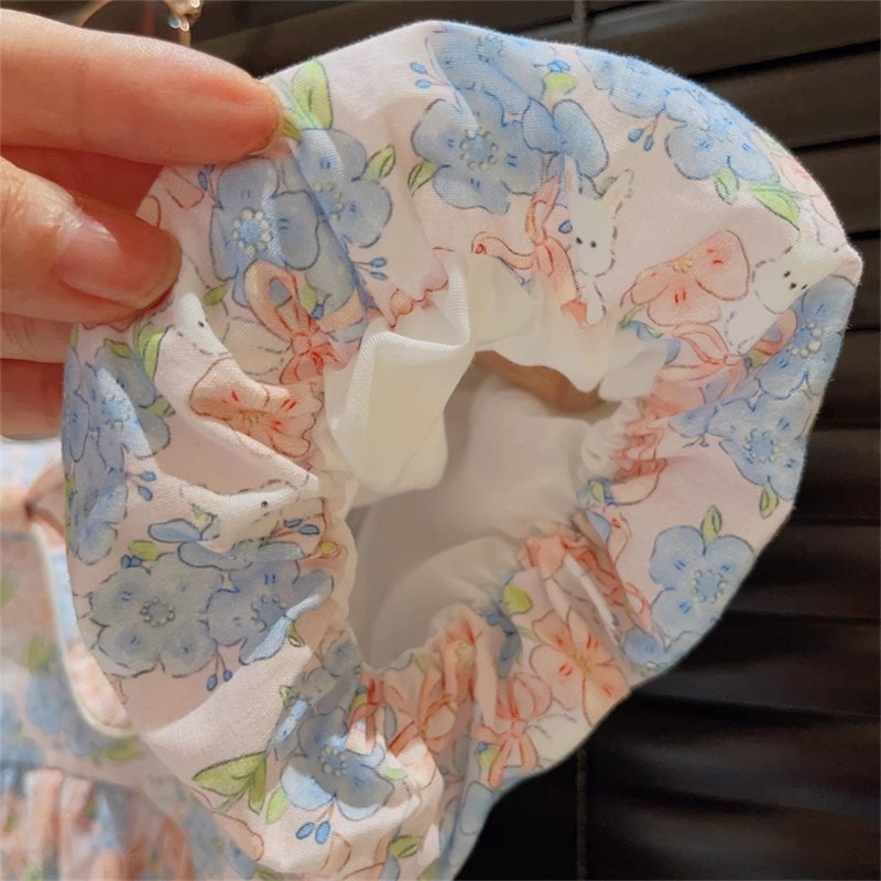 預購.蝴蝶結泡泡袖連衣裙-細節圖7