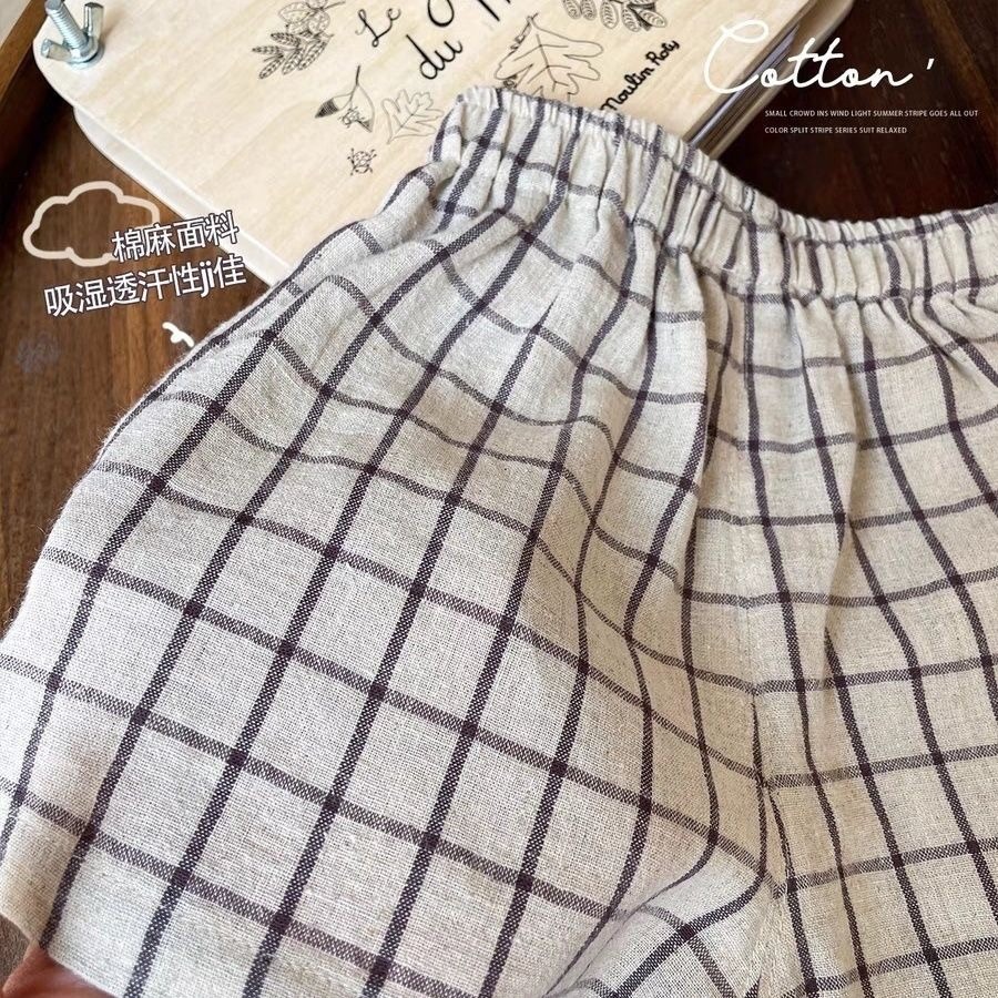 預購.韓版蘿蔔格子褲-規格圖4