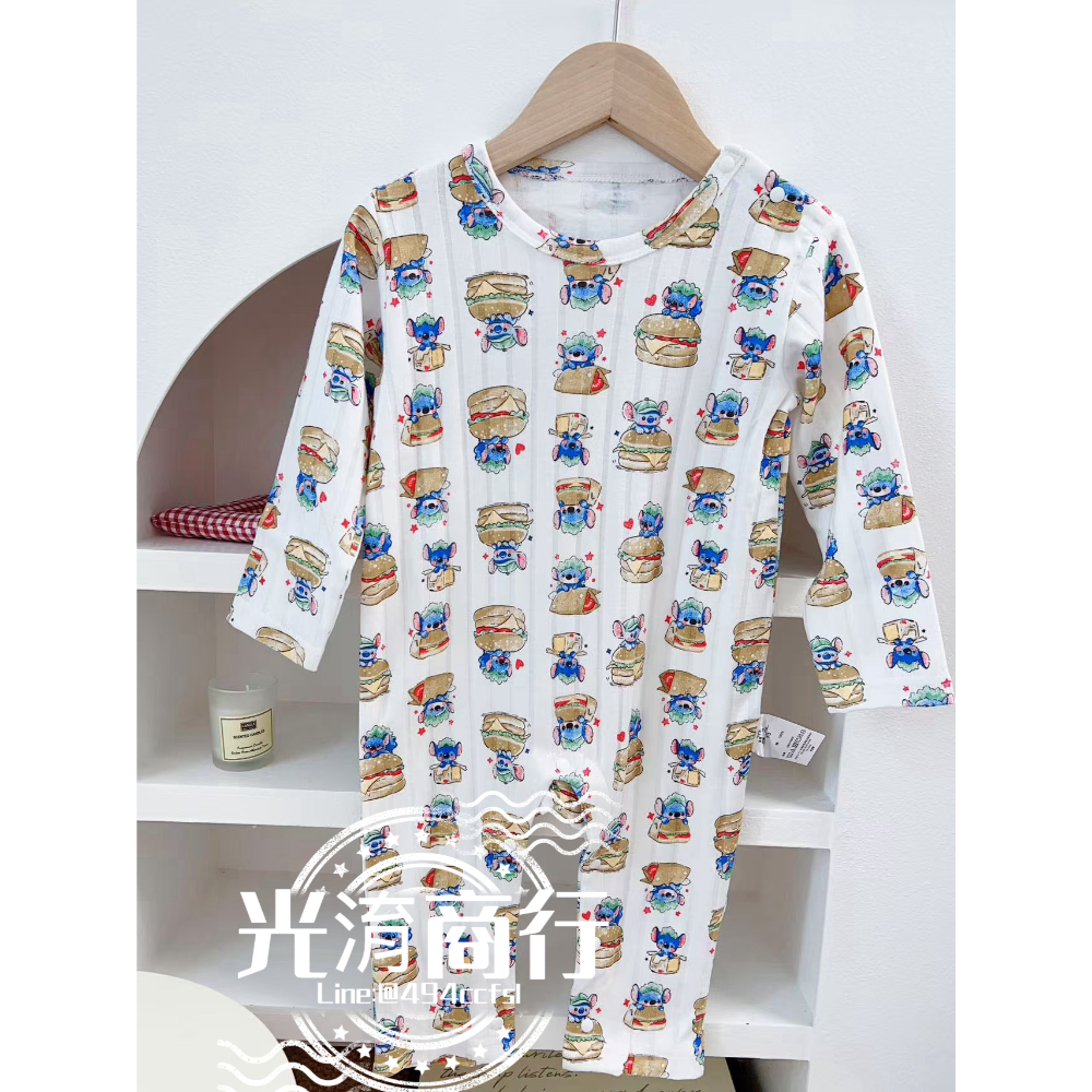 現貨 日單 史迪奇 長袖爬服-細節圖2