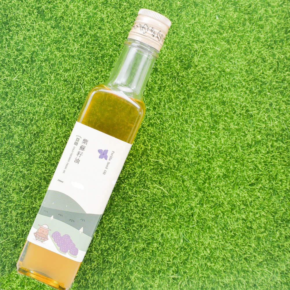 【豆田鮮榨油】紫蘇籽油 250ML Omega3 豐富 冷壓鮮榨 新鮮現榨 亞麻仁油-細節圖2
