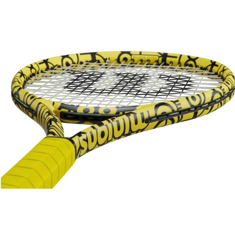 <免運>限量聯名高階網球拍 小小兵 WILSON MINIONS ULTRA 100 (300g) WR064811-細節圖2