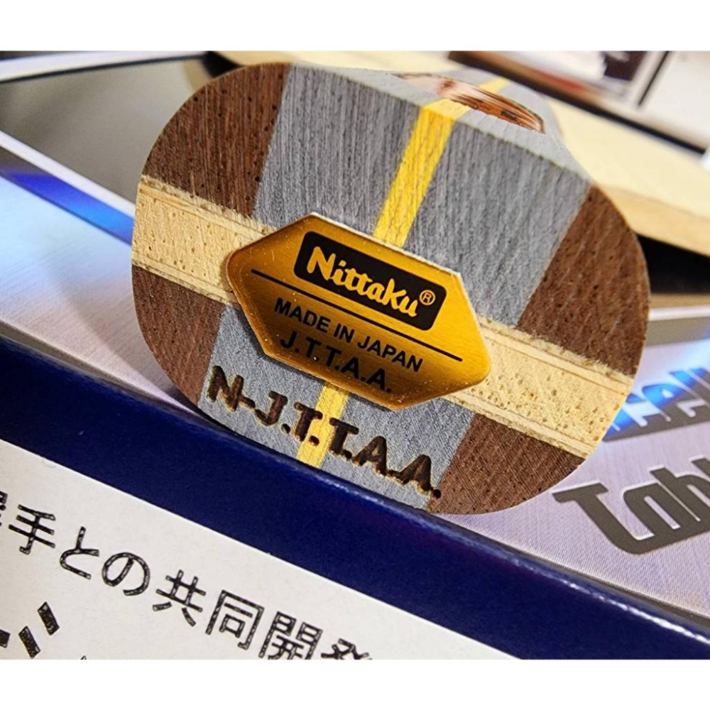 <KUDA桌球>-日本製Nittaku Kasumi Basic 石川家純 純木五夾拍-細節圖2