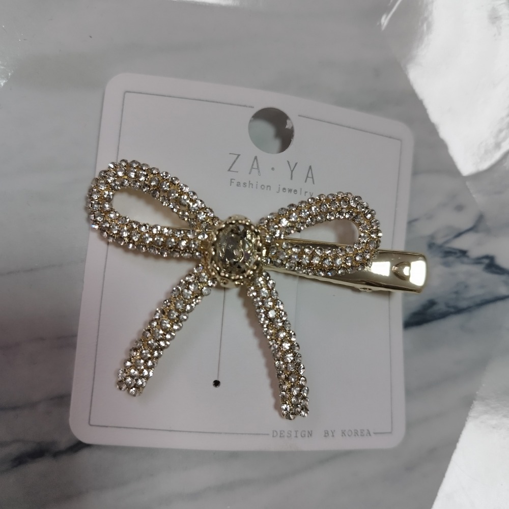 鑽壓夾蝴蝶結-細節圖2