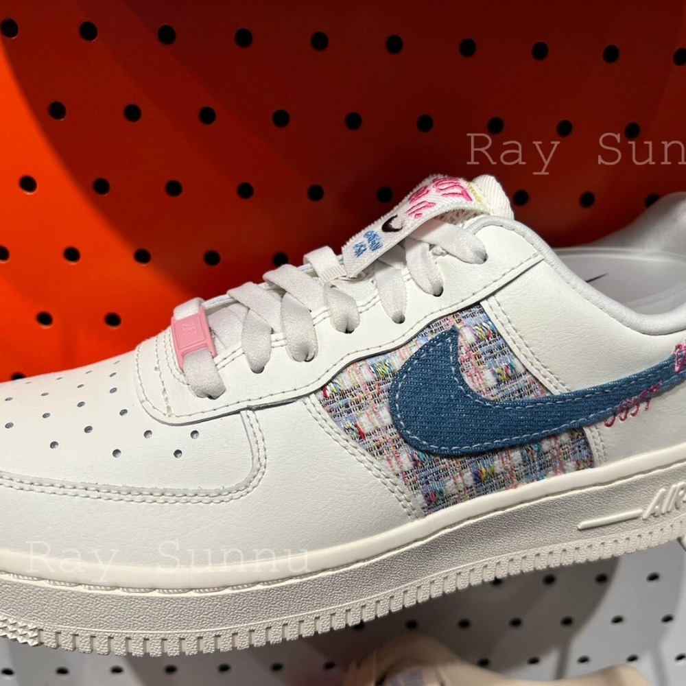 [RS代購 耐吉 新正品優惠]NIKE女鞋- Nike Air Force 牛仔編織小香風 FJ7740-141-細節圖2