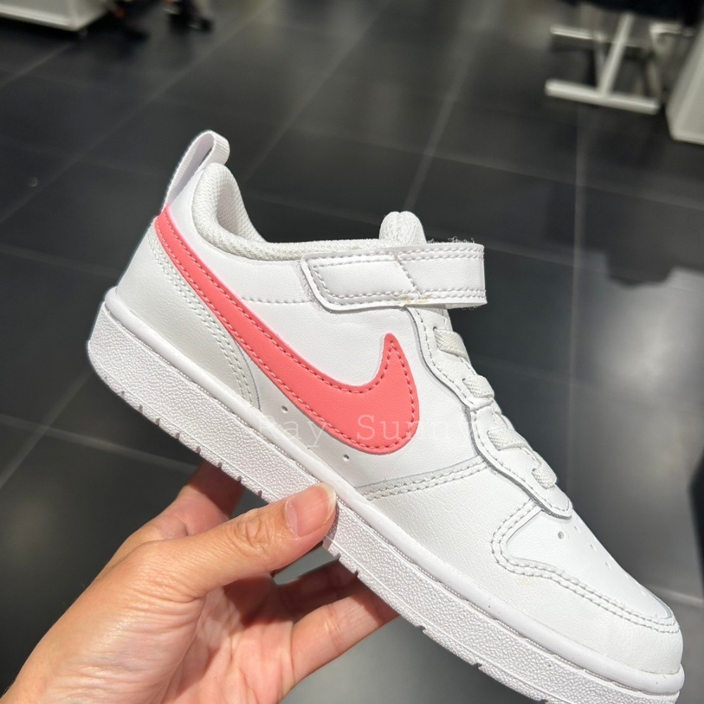 [RS代購 全新正品優惠]NIKE鞋款(大童)- 粉色可愛 魔鬼氈 舒適 休閒鞋 BQ5451-124-細節圖2