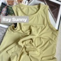 新品現貨+預購 RaySunny女裝-瑜珈圓領罩衫式背心 涼感 親膚 綁帶設計 運動時裝 滿額贈品牌購物袋-規格圖10