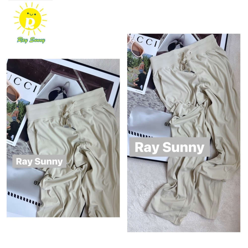 新品現貨+預購 RaySunny女裝- 雙口袋修飾瑜珈寬褲 滿額贈送購物袋-細節圖6