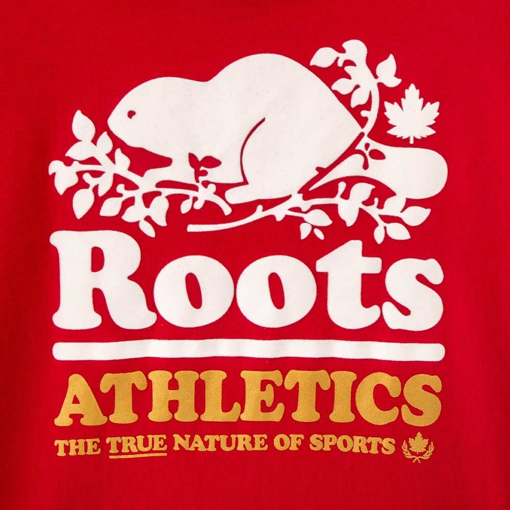 RS代購 Roots全新正品優惠 Roots女裝Roots50系列 海狸LOGO有機棉修身短袖T恤 滿額贈購物袋-細節圖8