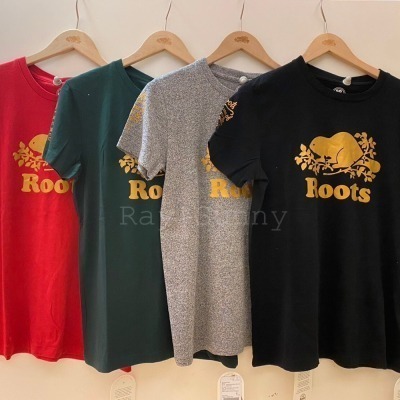 RS代購 Roots全新正品優惠 Roots女裝-#Roots50系列 光芒海狸經典短袖T恤 滿額贈購物袋