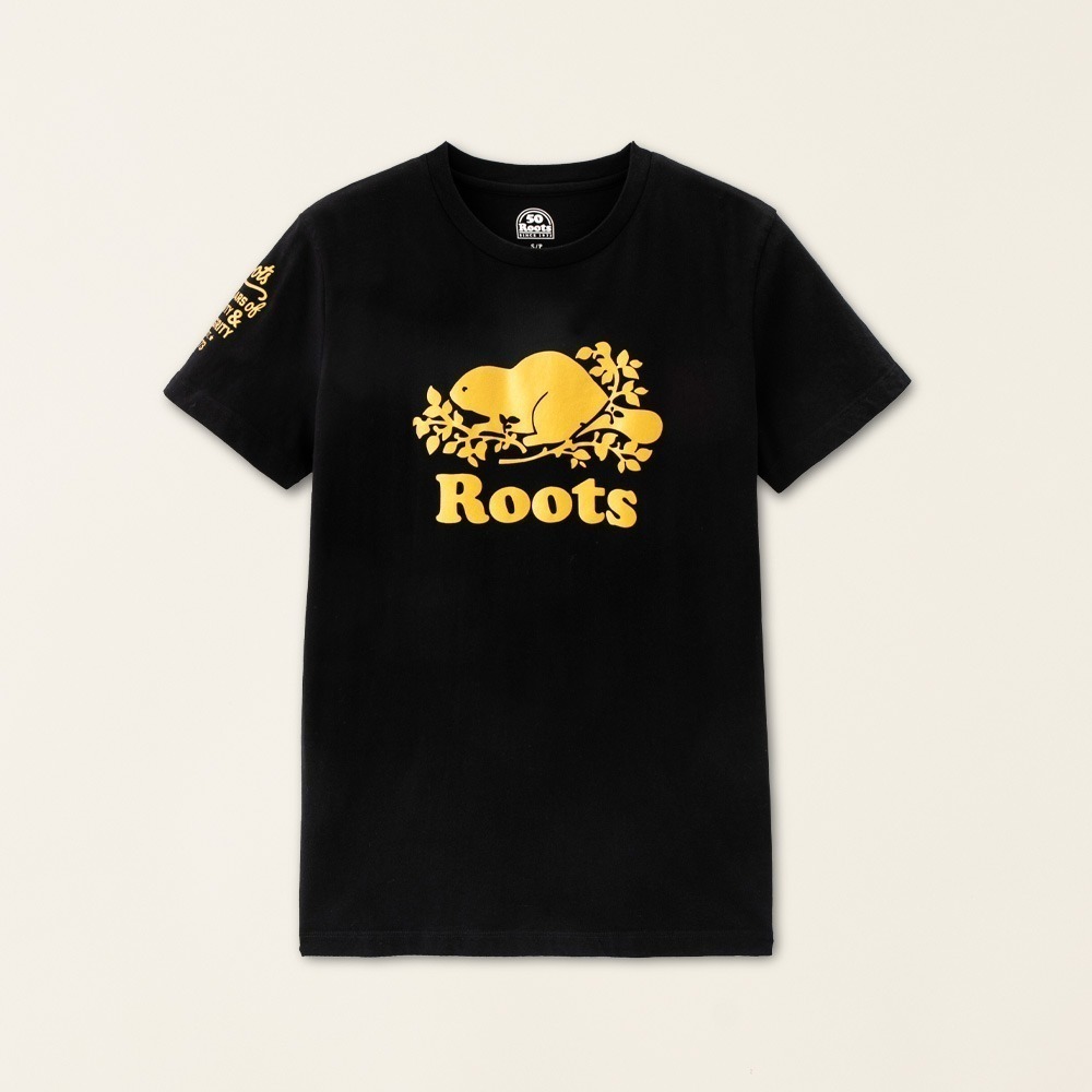 RS代購 Roots全新正品優惠 Roots女裝-#Roots50系列 光芒海狸經典短袖T恤 滿額贈購物袋-細節圖3