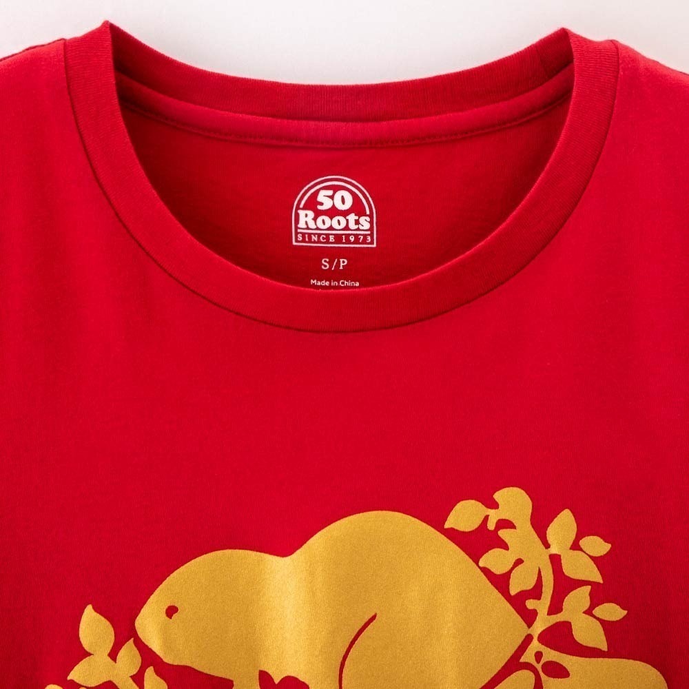 RS代購 Roots全新正品優惠 Roots女裝-#Roots50系列 光芒海狸經典短袖T恤 滿額贈購物袋-細節圖8