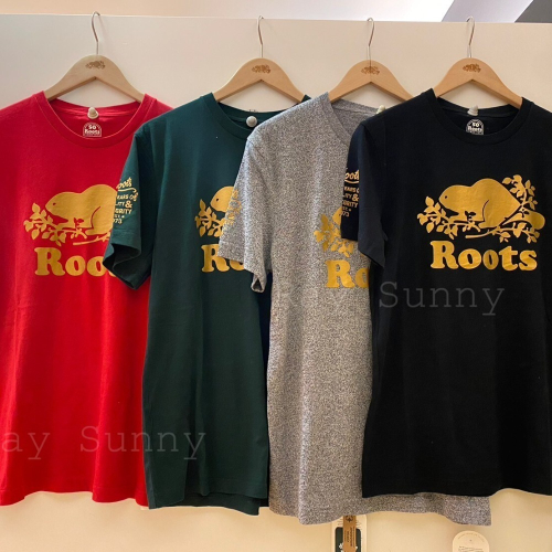 RS代購 Roots全新正品優惠]Roots男裝Roots50系列 光芒海狸經典短袖T恤 滿額贈袋子