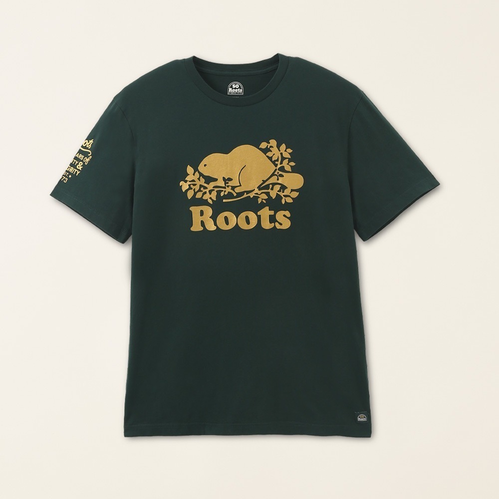 RS代購 Roots全新正品優惠]Roots男裝Roots50系列 光芒海狸經典短袖T恤 滿額贈袋子-細節圖7