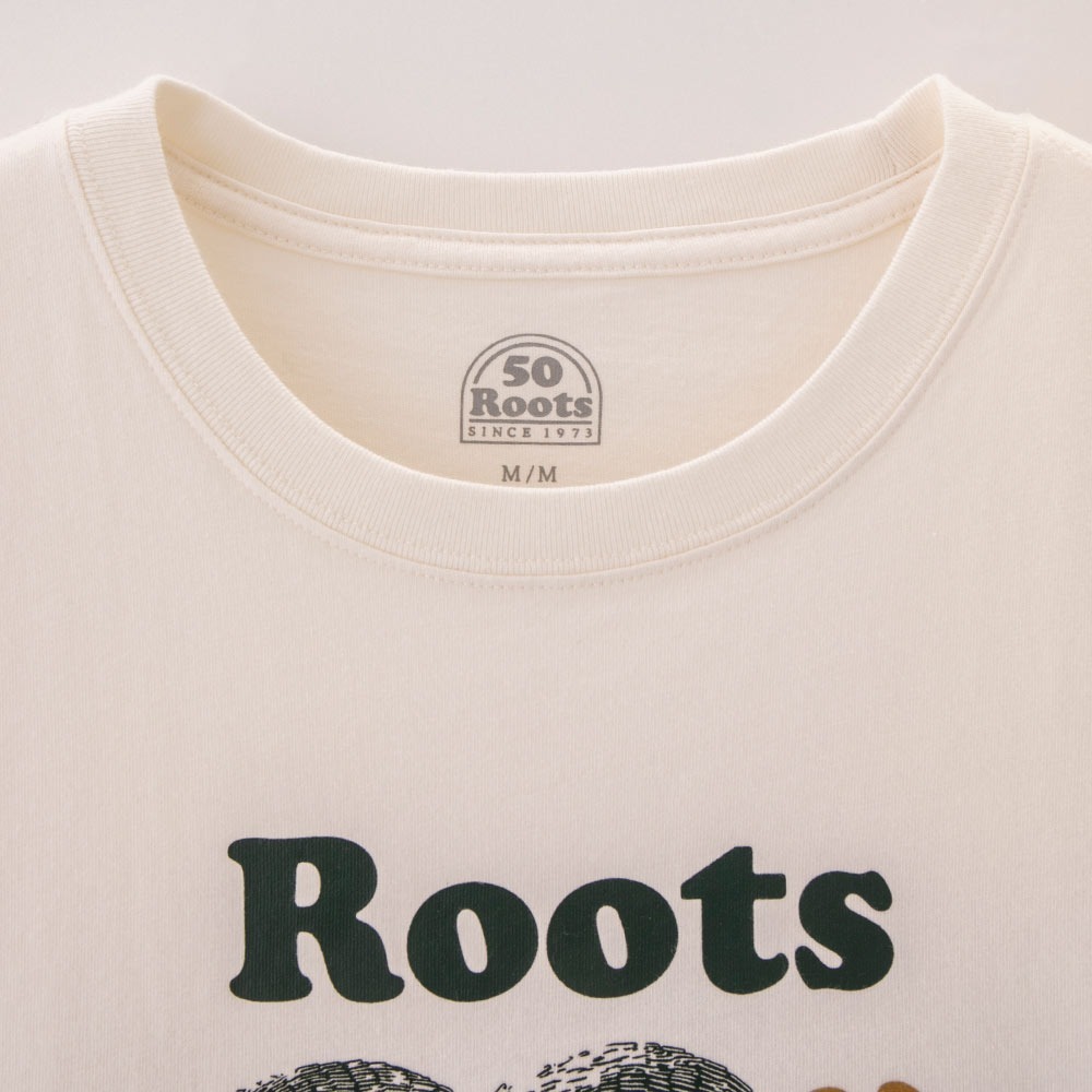 RS代購 Roots全新正品優惠 Roots男裝Roots50系列 手繪海狸有機棉短袖T恤 滿額贈袋子-細節圖9