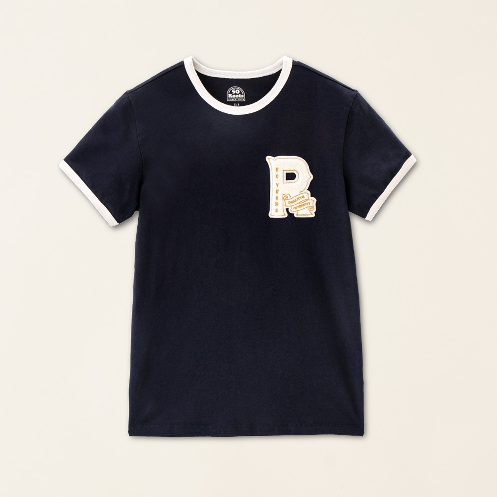 RS代購 Roots全新正品優惠 Roots女裝Roots50系列 刺繡大R有機棉短袖T恤 滿額贈購物袋-細節圖7